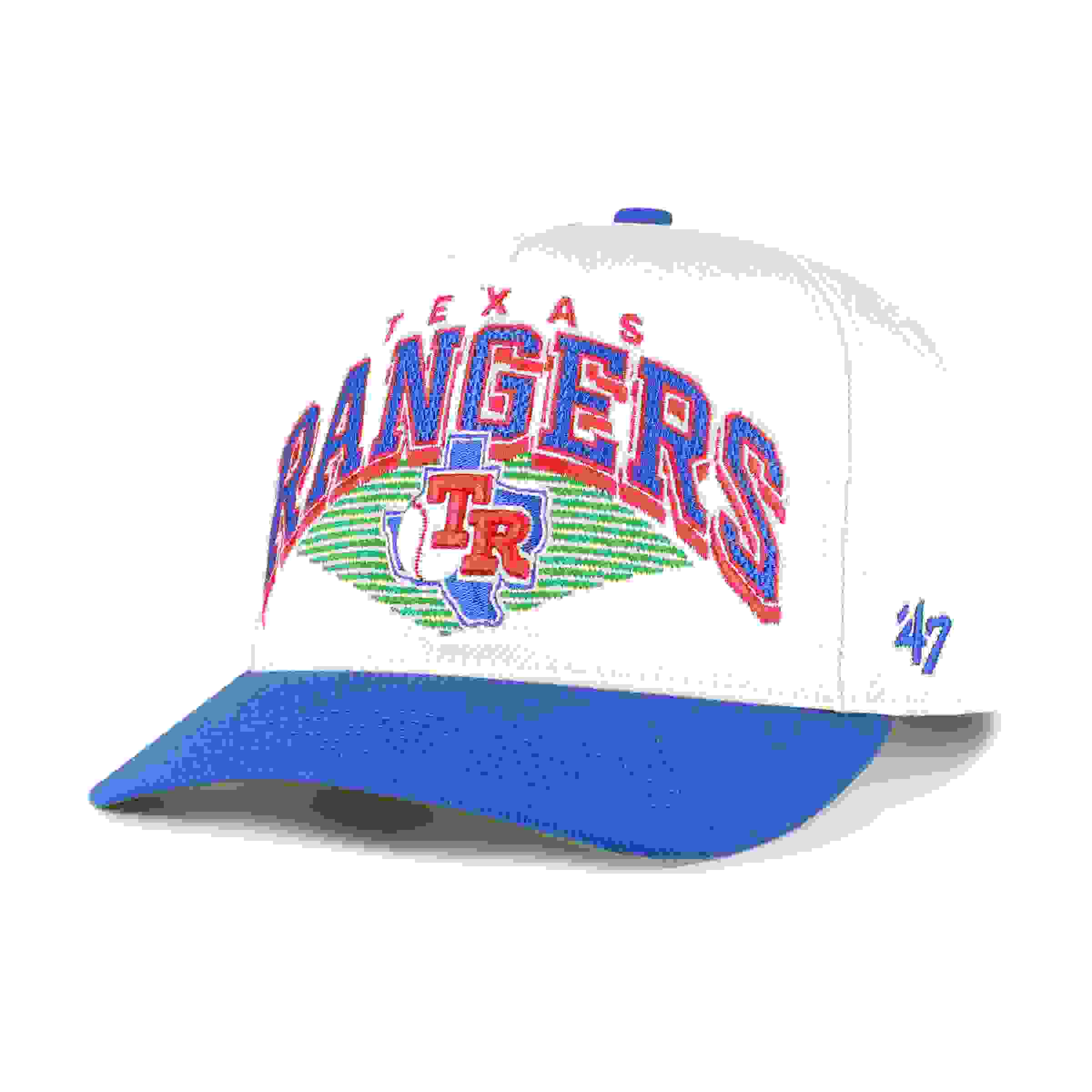 47 Texas Rangers Cooperstown Pomona Hitch Snapback Hat - Natural